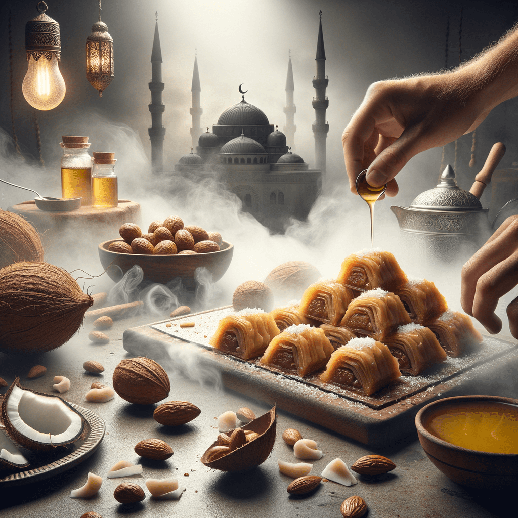 تعلمي طريقة صنع البقلاوة الرمضانية بجوز الهند