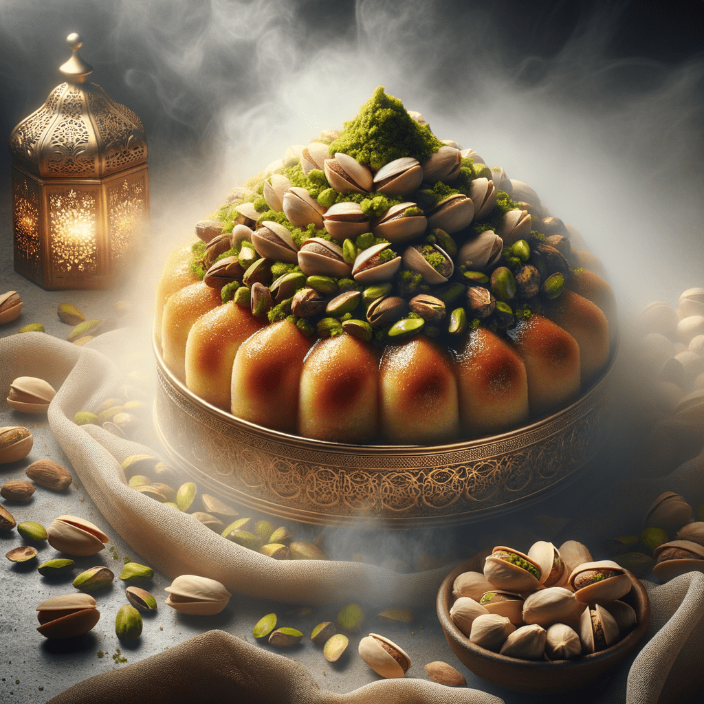 جربي صنع زنود الست الرمضانية بحشوة الفستق