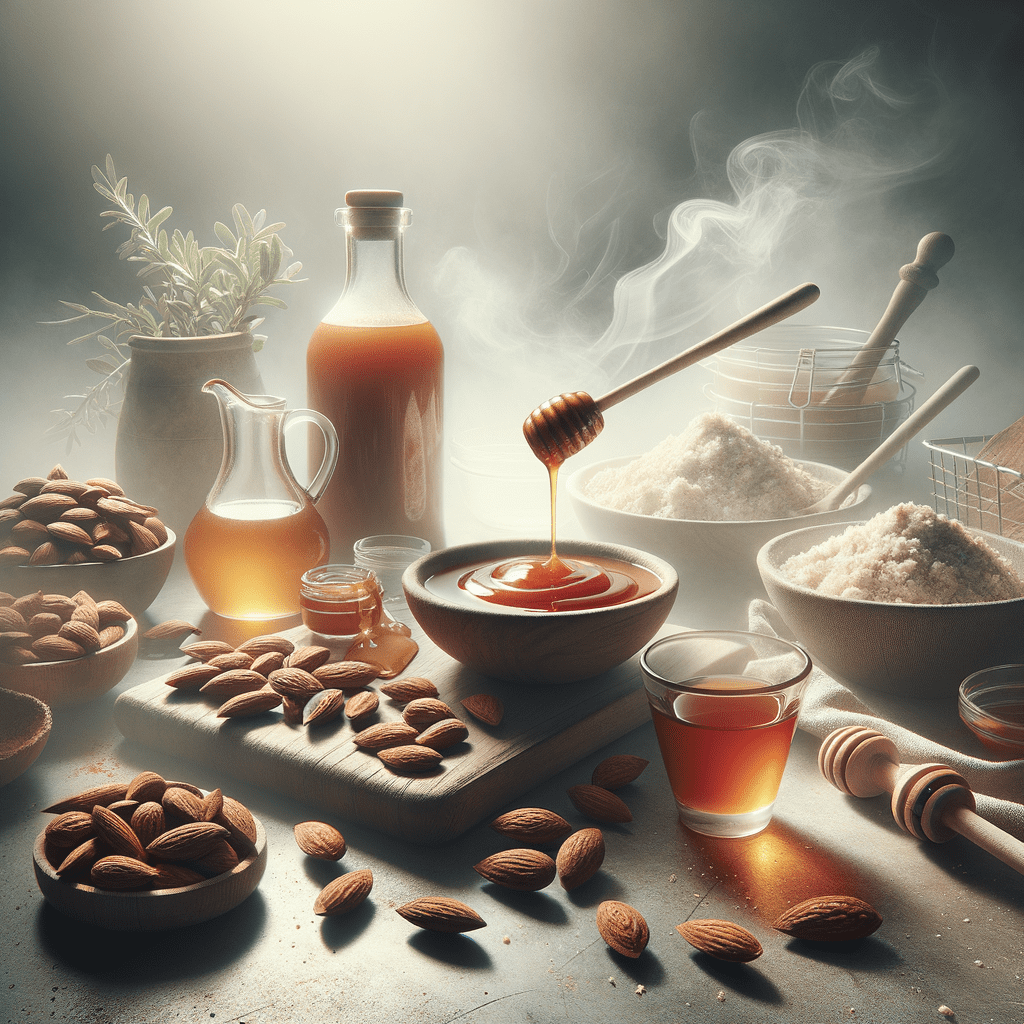 خطوات عمل الهريسة باللوز والعسل في المنزل