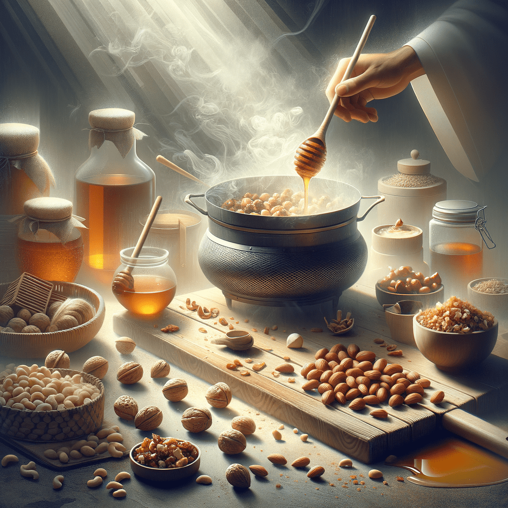 طريقة إعداد العريكة السعودية بالمكسرات والعسل
