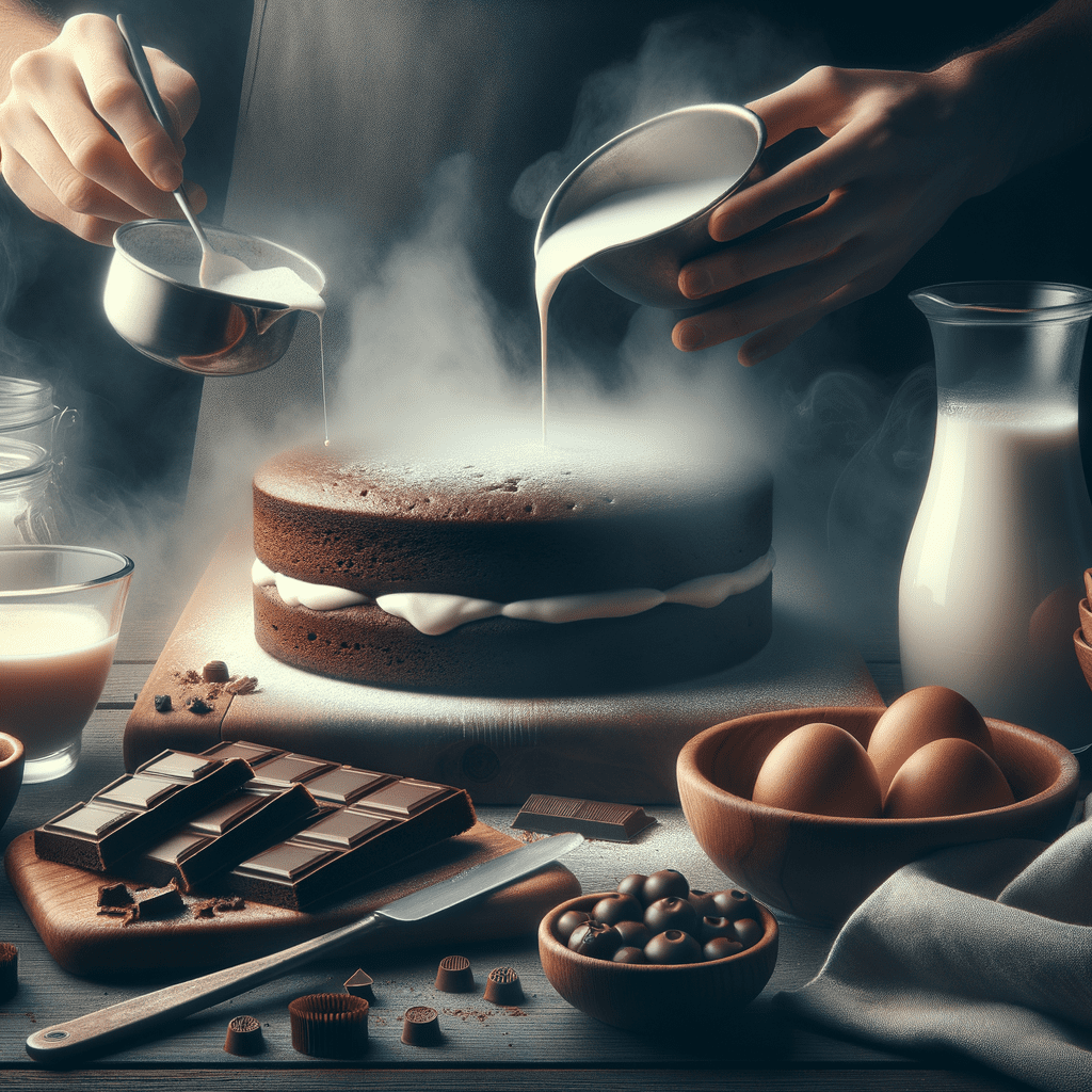 طريقة عمل كعكة الشوكولاتة الأميركية بالحليب المكثف